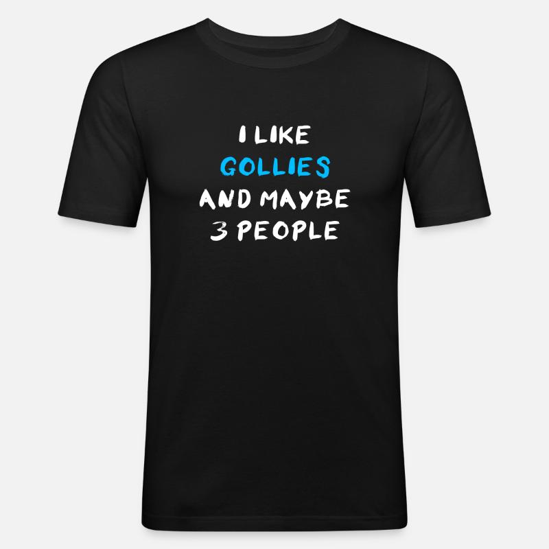Gollie - T-shirt près du corps Homme - noir