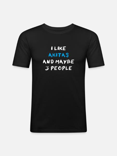 Akita - Men's Slim Fit T-Shirt - black