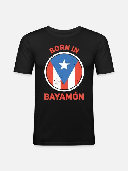 Bayamon Puerto Rico - Men's Slim Fit T-Shirt - black