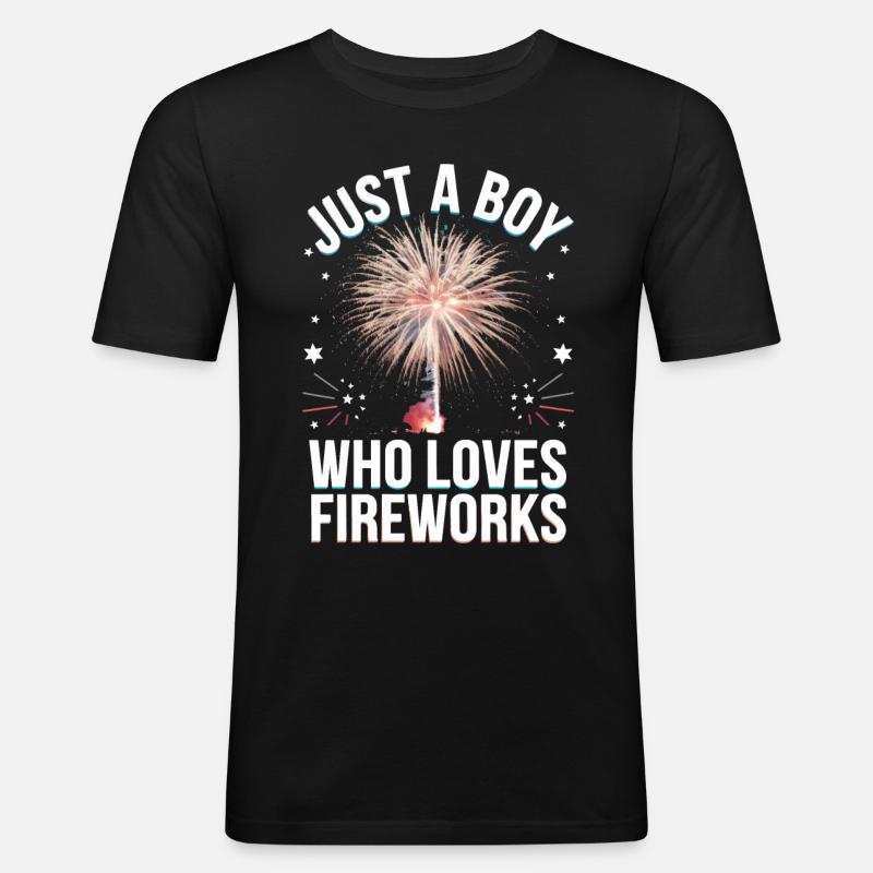 Pyrotechnics Fireworks Pyrotechnics - Men's Slim Fit T-Shirt - black