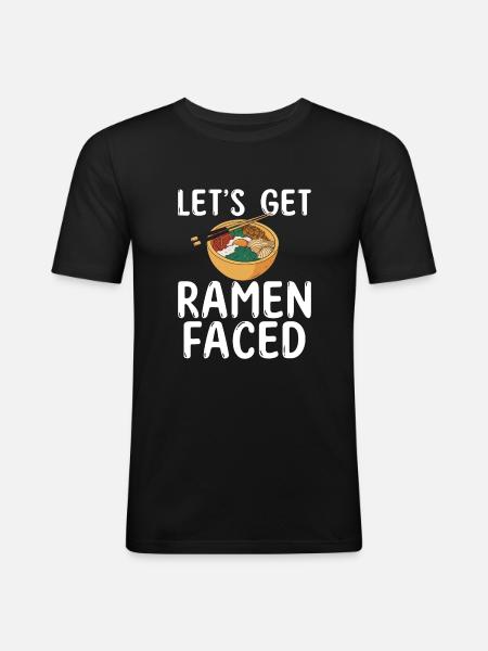 Ramen Lover - Men's Slim Fit T-Shirt - black