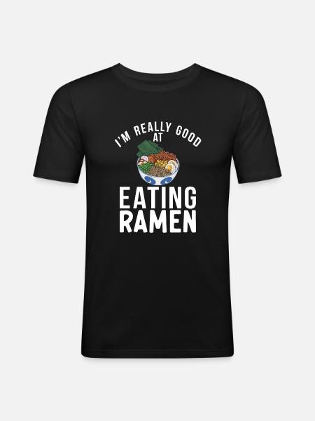Ramen Lover - Men's Slim Fit T-Shirt - black