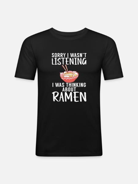 Ramen Lover - Men's Slim Fit T-Shirt - black