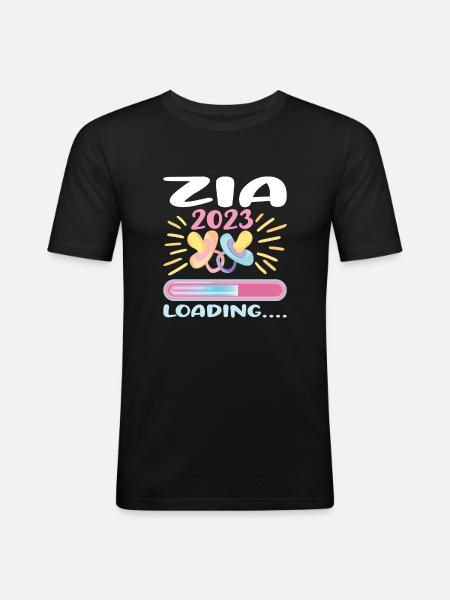 Zia 2023 - Men's Slim Fit T-Shirt - black