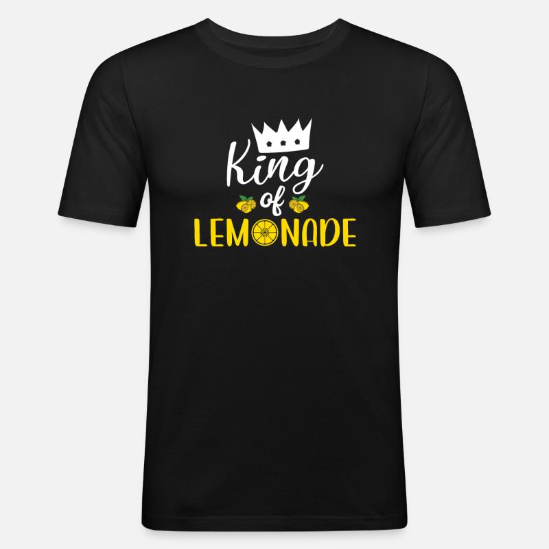 Limonade-Geschenk-Ideen - Männer Slim Fit T-Shirt - Schwarz