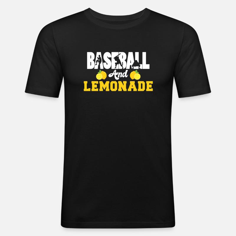 Limonade-Geschenk-Ideen - Männer Slim Fit T-Shirt - Schwarz