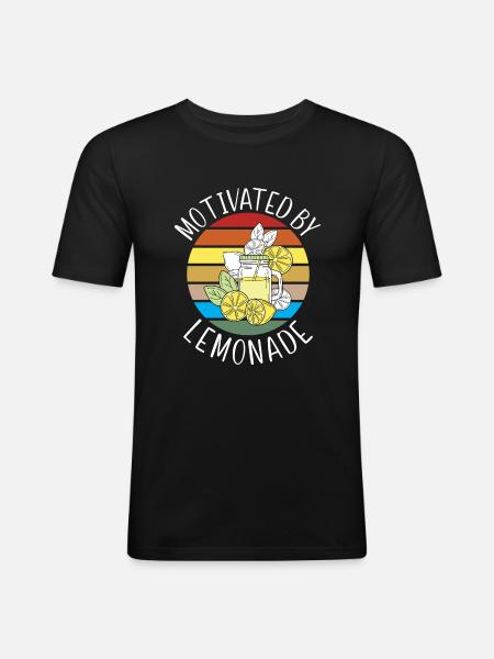 Lemonade Gift Ideas - Men's Slim Fit T-Shirt - black