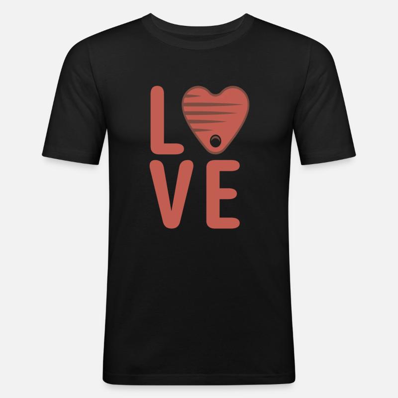 Steak Lover Steak Geschenk - Männer Slim Fit T-Shirt - Schwarz