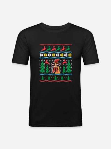 Chicken Gifts Chicken Owner - Men's Slim Fit T-Shirt - black