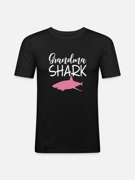 Shark Gift Shark Lover - Men's Slim Fit T-Shirt - black