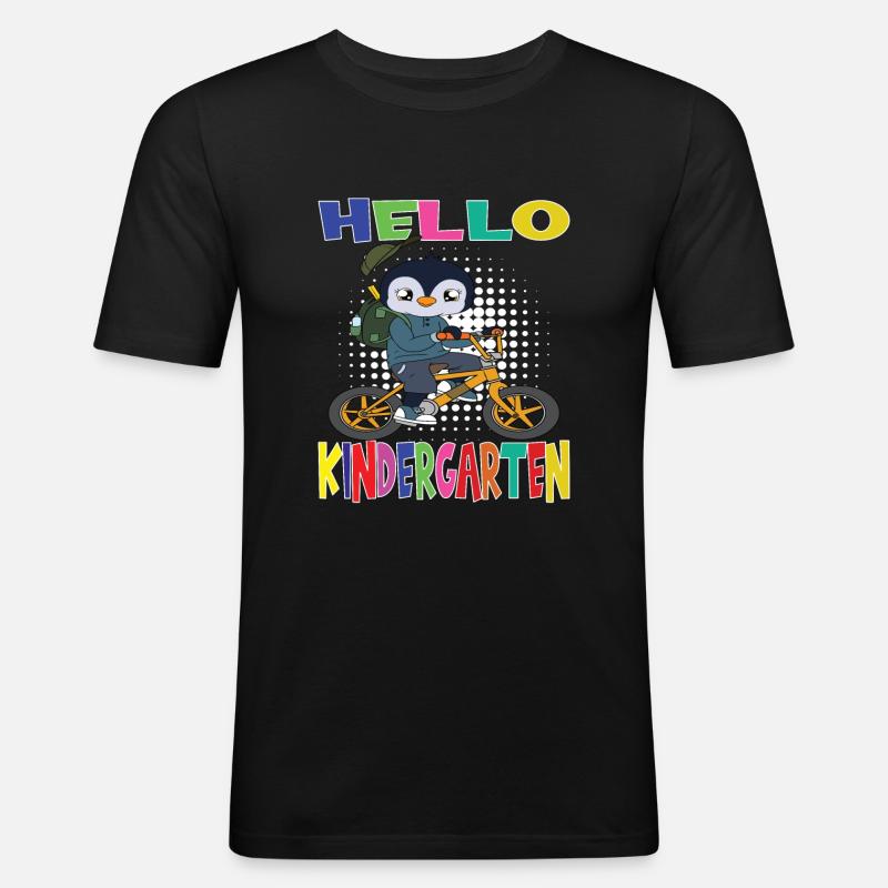 Kindergartenkind Kindergarten Geschenk - Männer Slim Fit T-Shirt - Schwarz