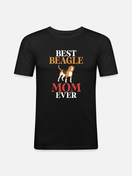 Beagle Gift Beagle Owner - Men's Slim Fit T-Shirt - black