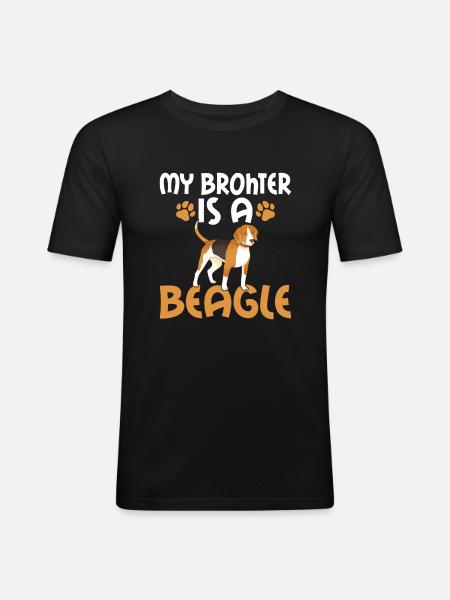 Beagle Gift Beagle Owner - Men's Slim Fit T-Shirt - black