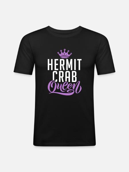 Hermit Crab Gifts - Men's Slim Fit T-Shirt - black