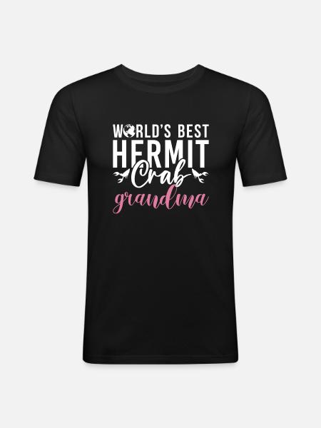 Hermit Crab Gifts - Men's Slim Fit T-Shirt - black