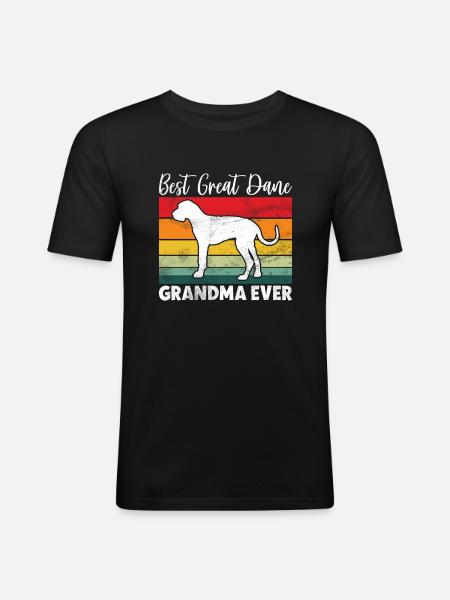 Great Dane Gifts - Men's Slim Fit T-Shirt - black
