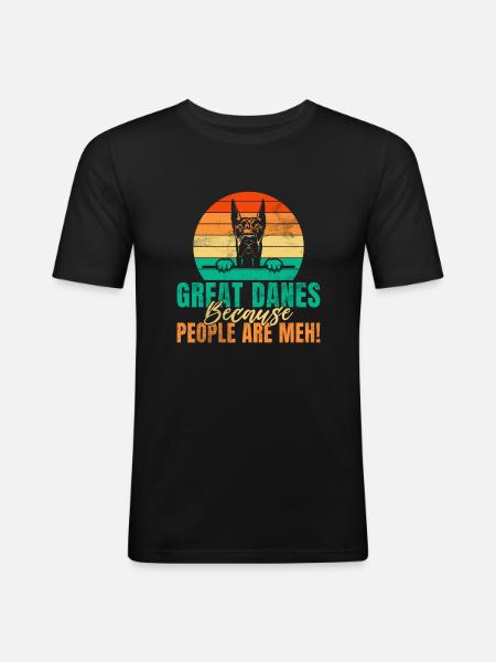 Great Dane Gifts - Men's Slim Fit T-Shirt - black