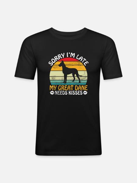 Great Dane Gifts - Men's Slim Fit T-Shirt - black