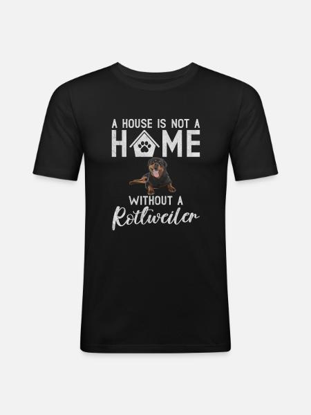 Rottweiler Gifts - Men's Slim Fit T-Shirt - black