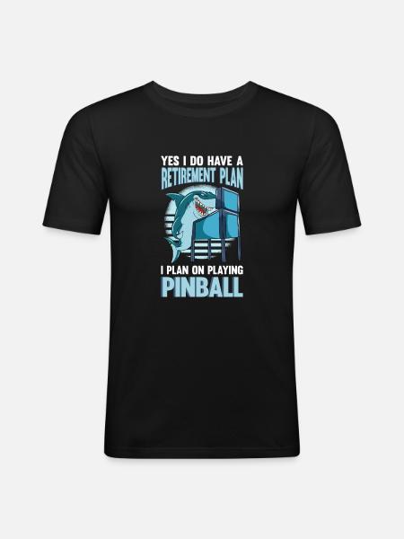 Pinball Machine Pinball Machine - Men's Slim Fit T-Shirt - black