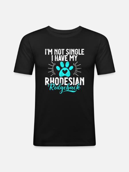 Cadeaux Rhodesian Ridgeback - T-shirt près du corps Homme - noir