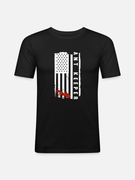 Antkeeping Ant Breeding Ants - Men's Slim Fit T-Shirt - black