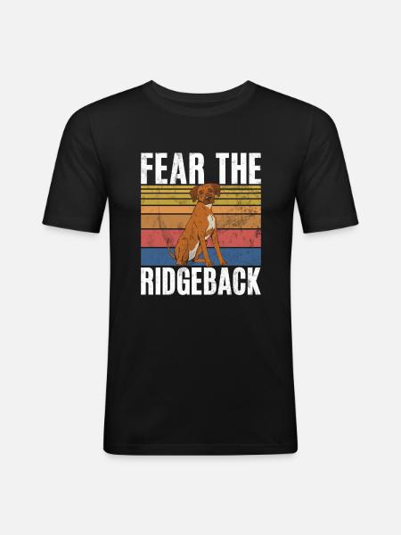 Cadeaux Rhodesian Ridgeback - T-shirt près du corps Homme - noir