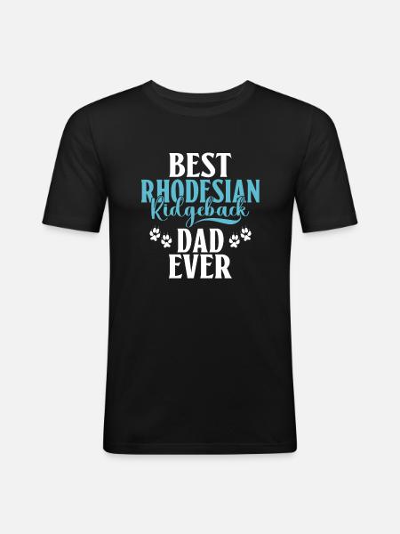 Rhodesian Ridgeback Gifts - Men's Slim Fit T-Shirt - black