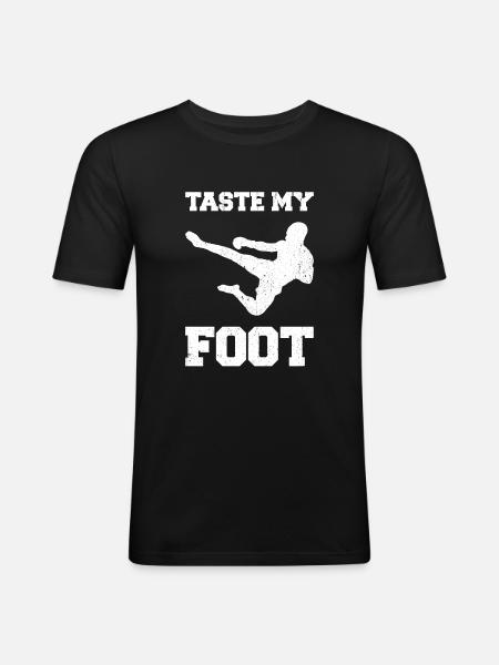 Kickboxen Kickboxer Kickboxing - Men's Slim Fit T-Shirt - black