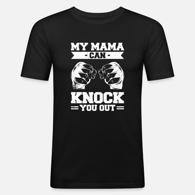 Kickboxen Kickboxer Kickboxing - Männer Slim Fit T-Shirt - Schwarz