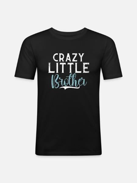 Cadeaux Petit Frère - T-shirt près du corps Homme - noir