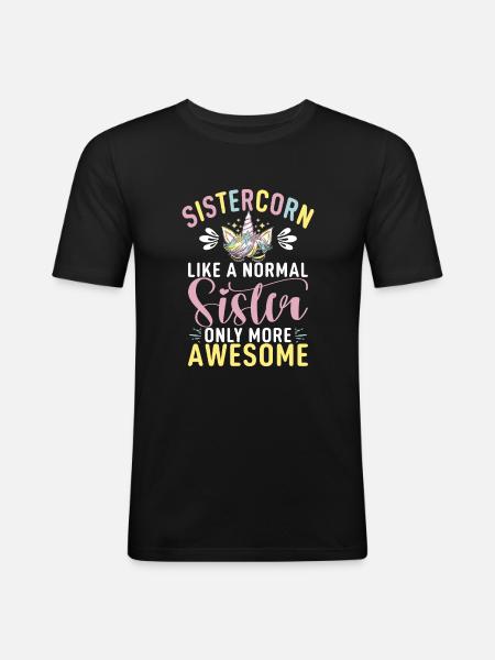 Sister Gifts - Men's Slim Fit T-Shirt - black