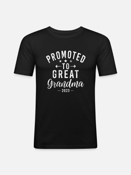 Great Grandma Gifts - Men's Slim Fit T-Shirt - black