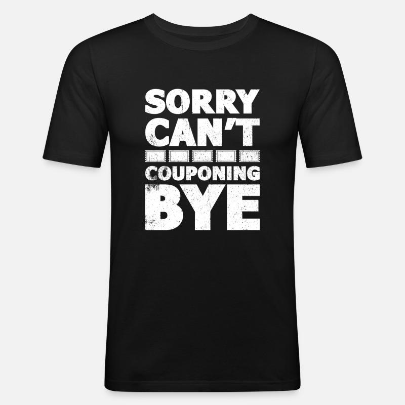 Coupon de points - T-shirt près du corps Homme - noir
