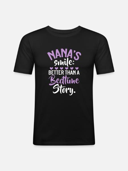 Cadeaux Nana - T-shirt près du corps Homme - noir