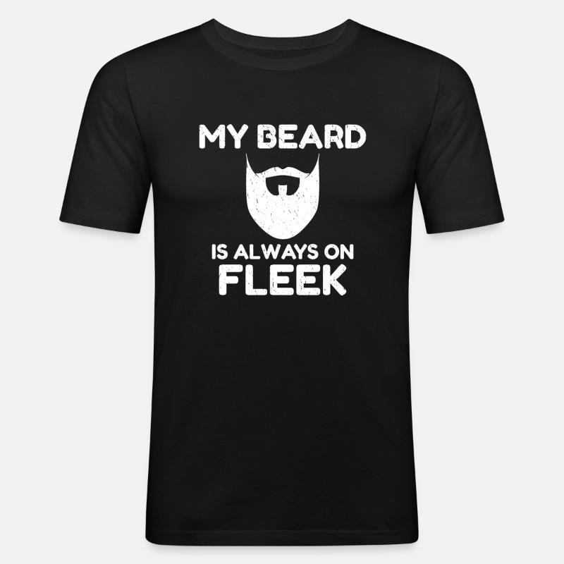 Giftidea Beard Men - Men's Slim Fit T-Shirt - black