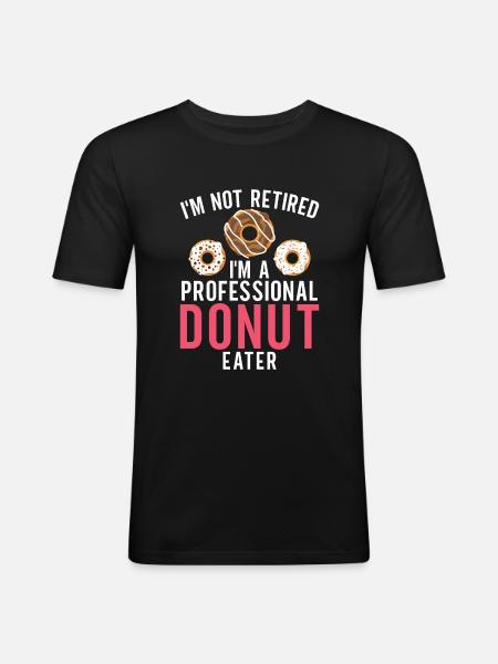 Retirement Gifts - Men's Slim Fit T-Shirt - black