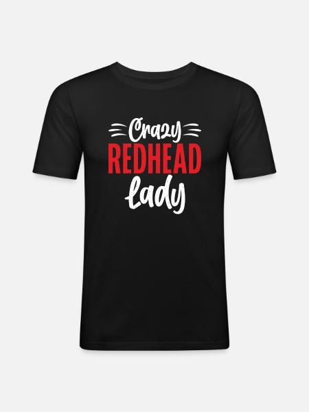 Redhead Gifts - Men's Slim Fit T-Shirt - black