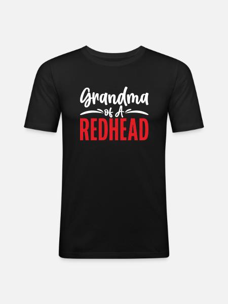 Redhead Gifts - Men's Slim Fit T-Shirt - black
