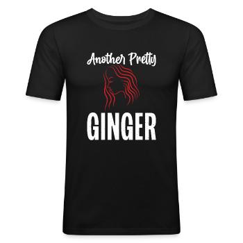 Redhead Gifts - Men's Slim Fit T-Shirt - black - Front - Nik (191cm)