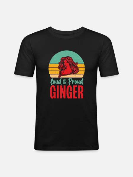 Redhead Gifts - Men's Slim Fit T-Shirt - black