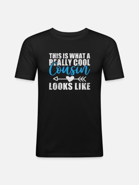 Cousin Gifts - Men's Slim Fit T-Shirt - black