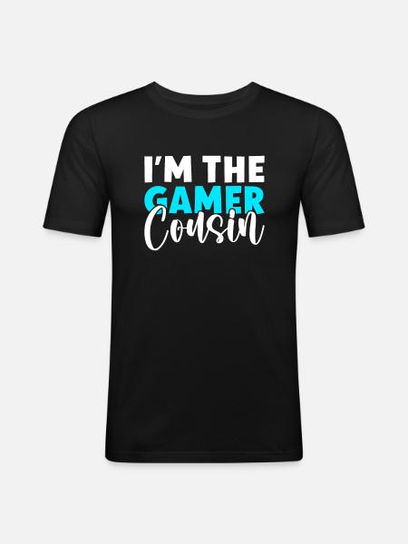 Cousin Gifts - Men's Slim Fit T-Shirt - black