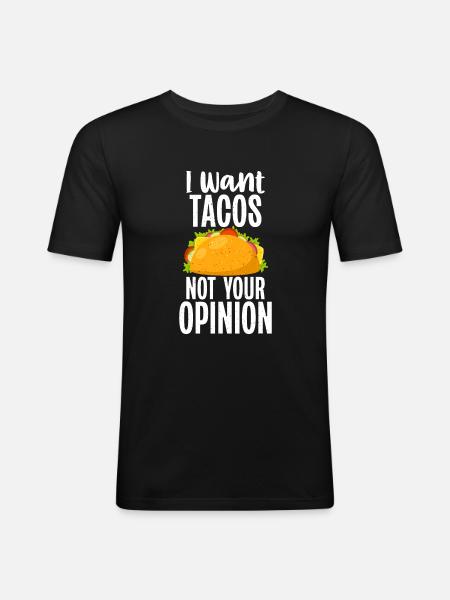 Funny Fat Gifts - Men's Slim Fit T-Shirt - black