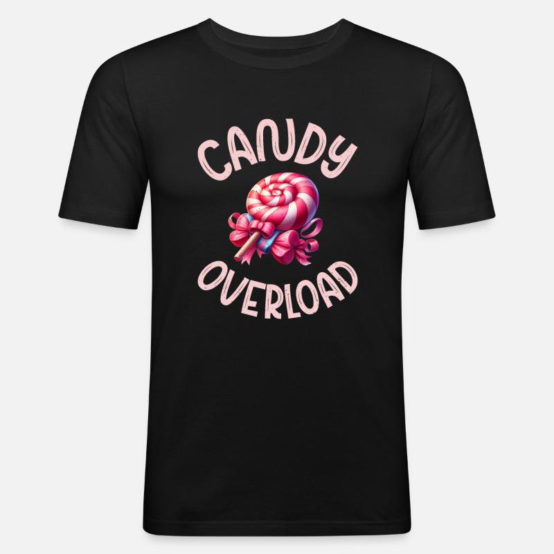Candy Gift - Men's Slim Fit T-Shirt - black