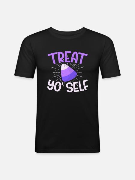 Candy Gift - Men's Slim Fit T-Shirt - black