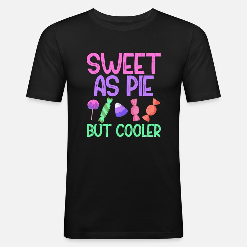 Candy Gift - Men's Slim Fit T-Shirt - black