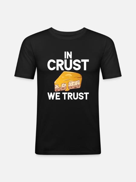Cheesecake Gift - Men's Slim Fit T-Shirt - black