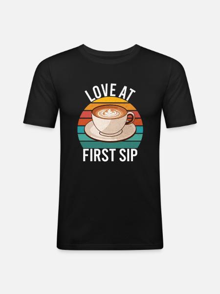 Coffee Gifts - Men's Slim Fit T-Shirt - black