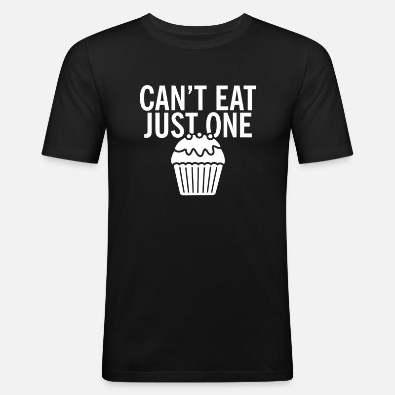 Cake Lover Cake Gift - T-shirt près du corps Homme - noir